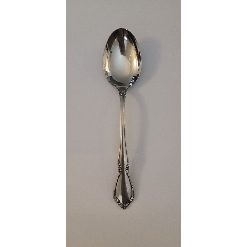 Oneida Deluxe Chateau Stainless Steel Flatware Oval Soup Dinner Spoon 6 7/8"
